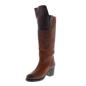 Frye Autumn Shield Tall Oiled Suede Leather Riding Boots